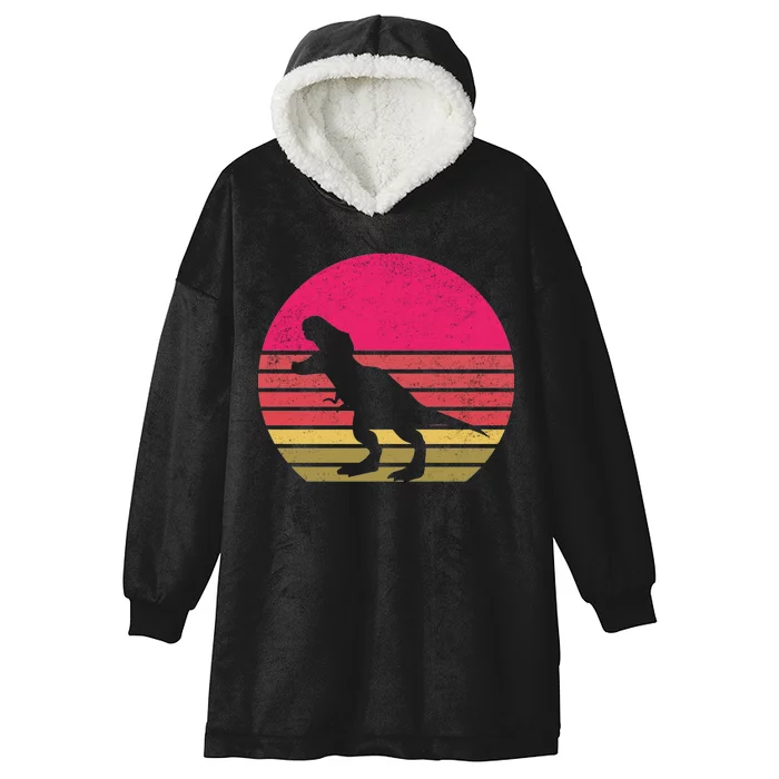 T-Rex Retro Hooded Wearable Blanket