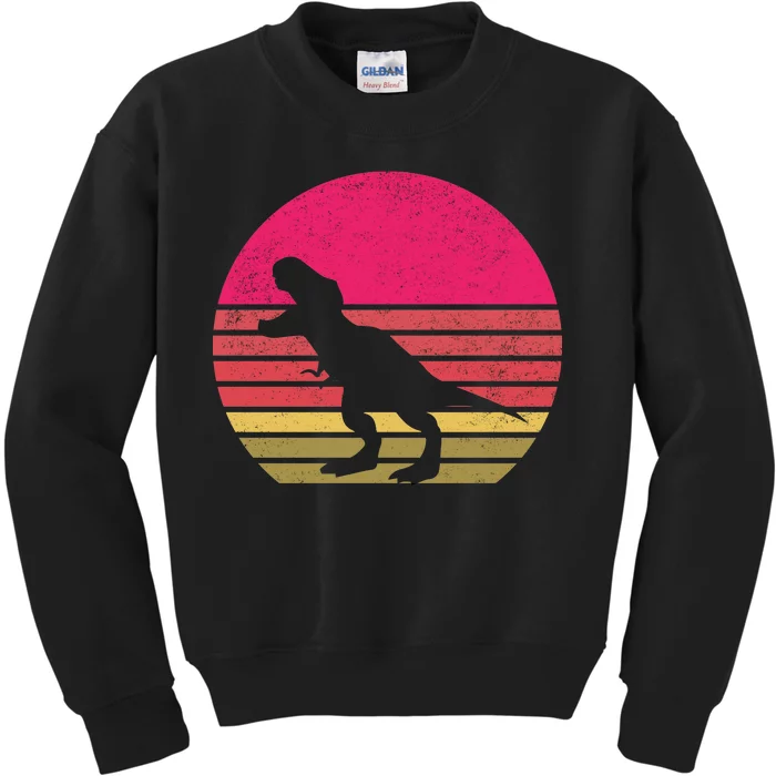 T-Rex Retro Kids Sweatshirt