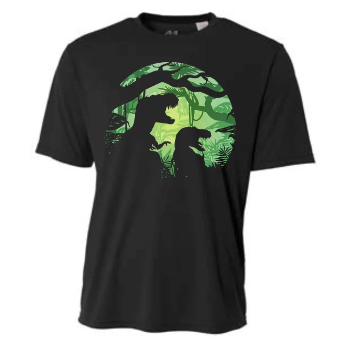 T-Rex Silhouette Cooling Performance Crew T-Shirt