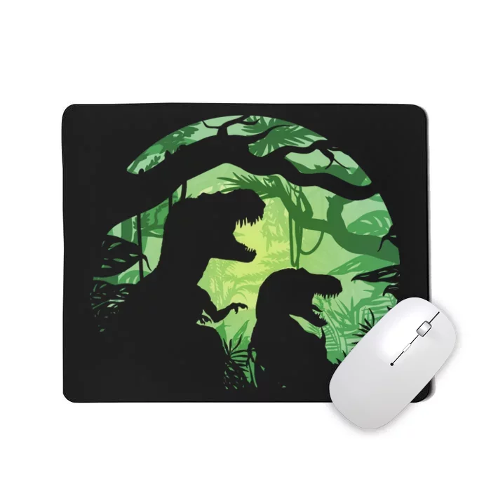 T-Rex Silhouette Mousepad