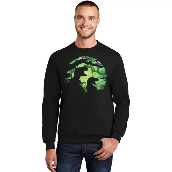 T-Rex Silhouette Tall Sweatshirt