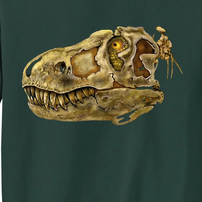 T-Rex Skull Skeleton Head Tall Sweatshirt