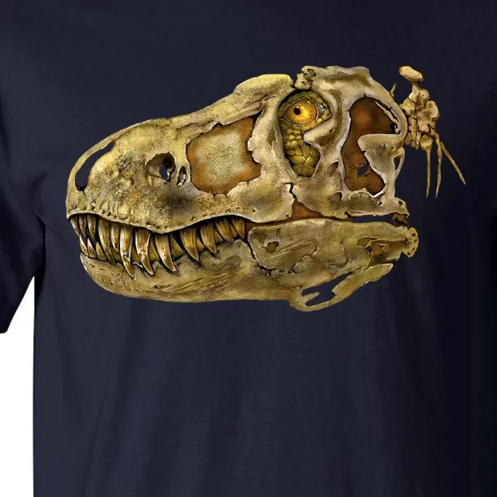 T-Rex Skull Skeleton Head Tall T-Shirt