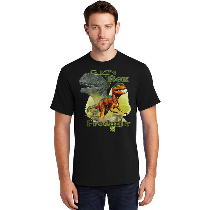 T-Rex The Predator 3D Puff Embossed Tall T-Shirt