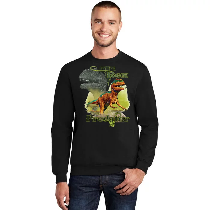 T-Rex The Predator 3D Puff Embossed Tall Sweatshirt