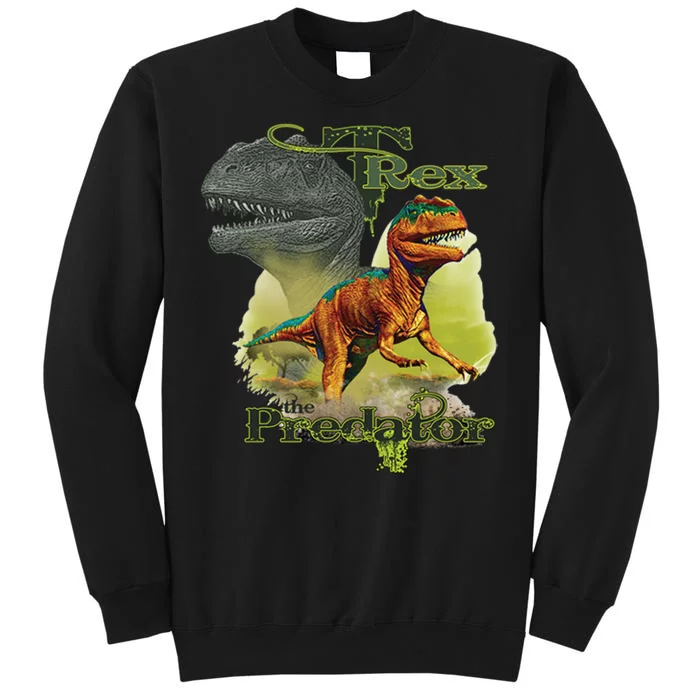 T-Rex The Predator 3D Puff Embossed Tall Sweatshirt