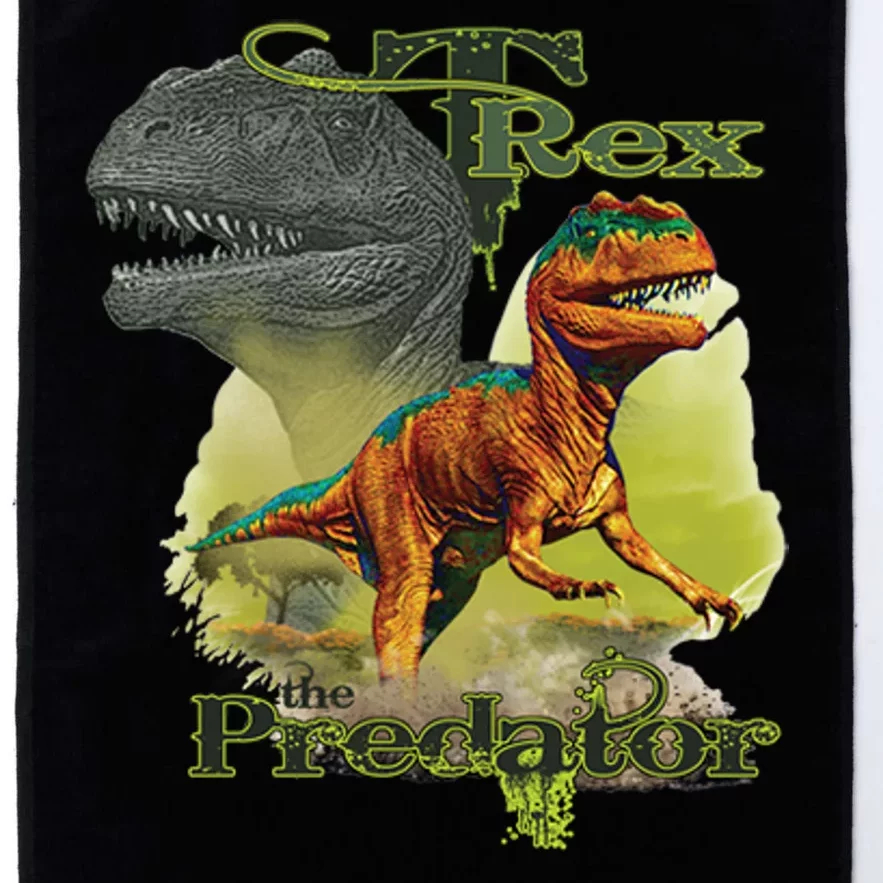 T-Rex The Predator 3D Puff Embossed Platinum Collection Golf Towel