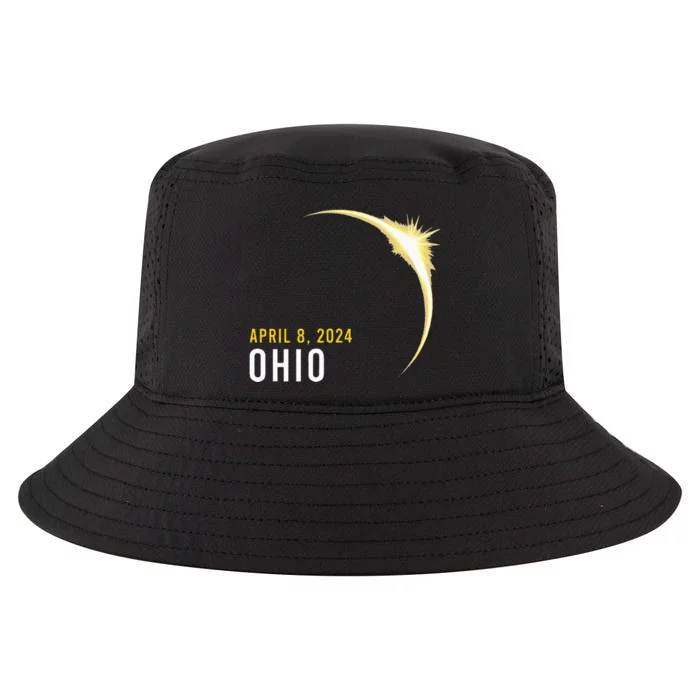 Totality 04 08 24 Total Solar Eclipse 2024 Ohio Cool Comfort Performance Bucket Hat