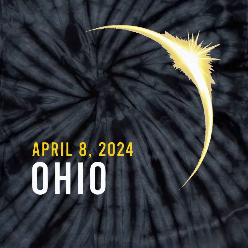 Totality 04 08 24 Total Solar Eclipse 2024 Ohio Tie-Dye T-Shirt