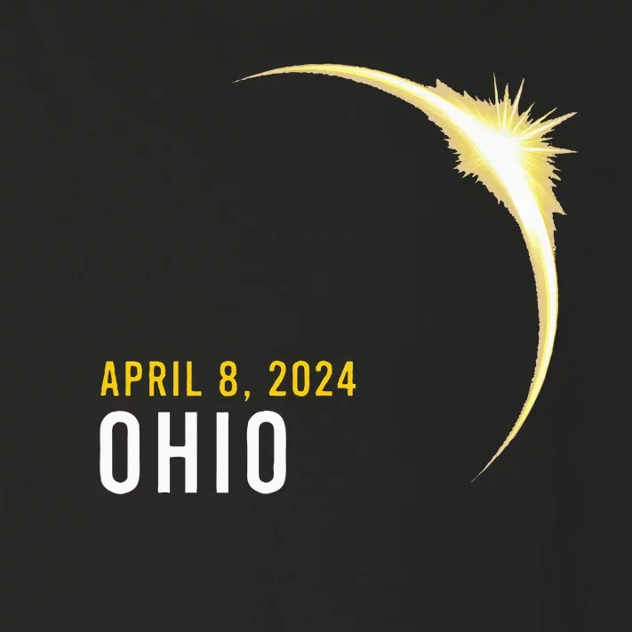 Totality 04 08 24 Total Solar Eclipse 2024 Ohio Toddler Long Sleeve Shirt