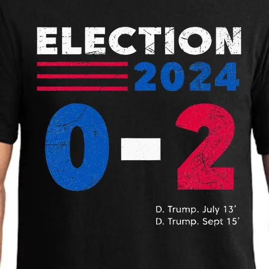 Trump 02 2024 Us Flag Election 2024 Pajama Set