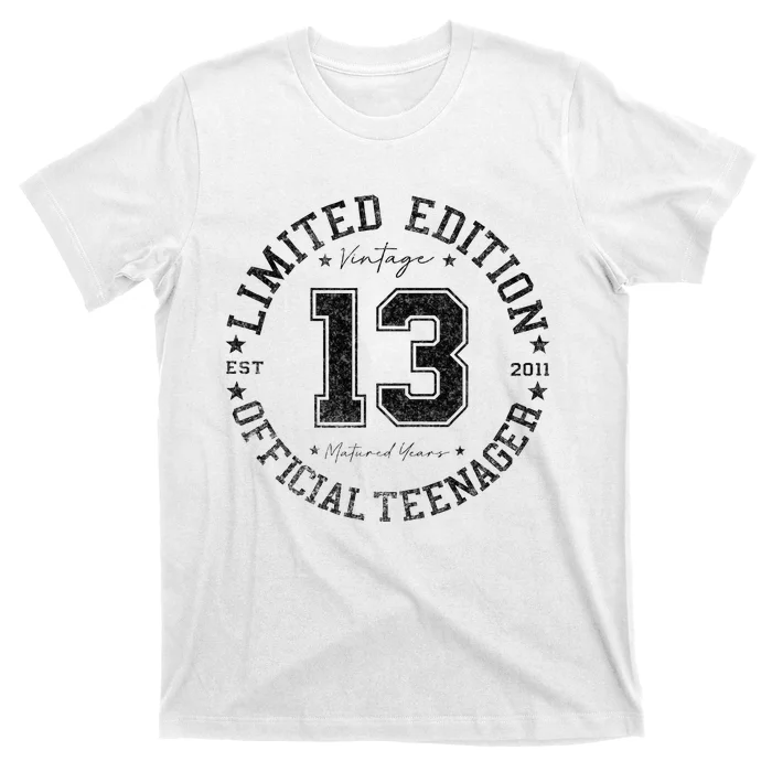 Teenager 13th Birthday 13 Year Old Gifts T-Shirt