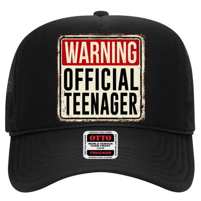 Teenager 13th Birthday Gift 13 Year Old High Crown Mesh Trucker Hat