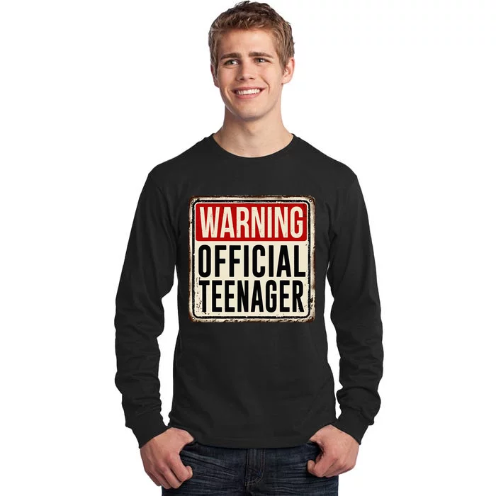 Teenager 13th Birthday Gift 13 Year Old Tall Long Sleeve T-Shirt