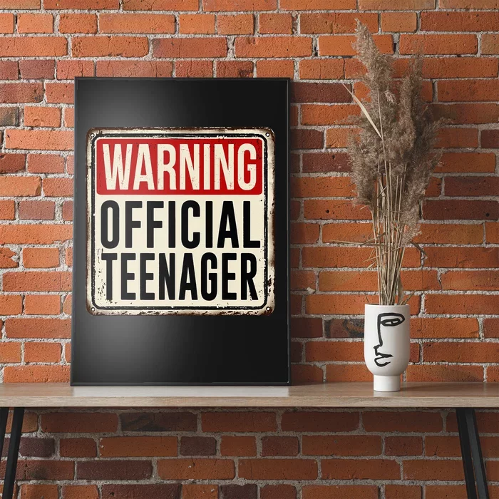 Teenager 13th Birthday Gift 13 Year Old Poster