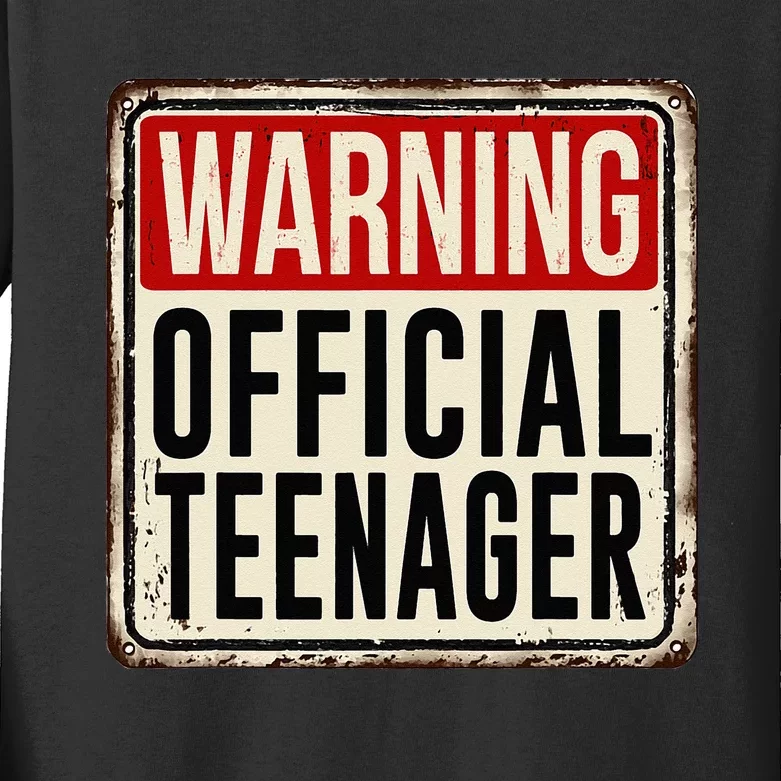 Teenager 13th Birthday Gift 13 Year Old Kids Long Sleeve Shirt