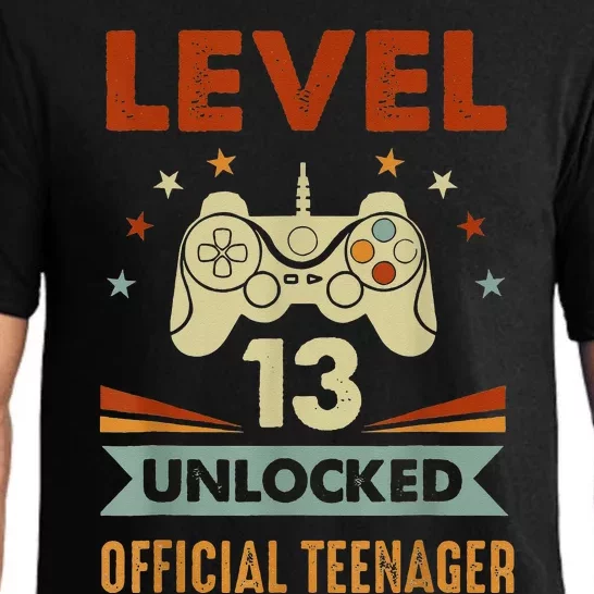 Teenager 13th Birthday Level 13 Unlocked Pajama Set