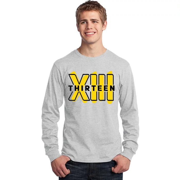 Teenager, 13th Birthday Officially XIII Tall Long Sleeve T-Shirt