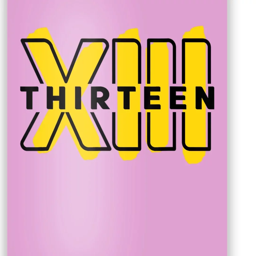 Teenager, 13th Birthday Officially XIII Poster