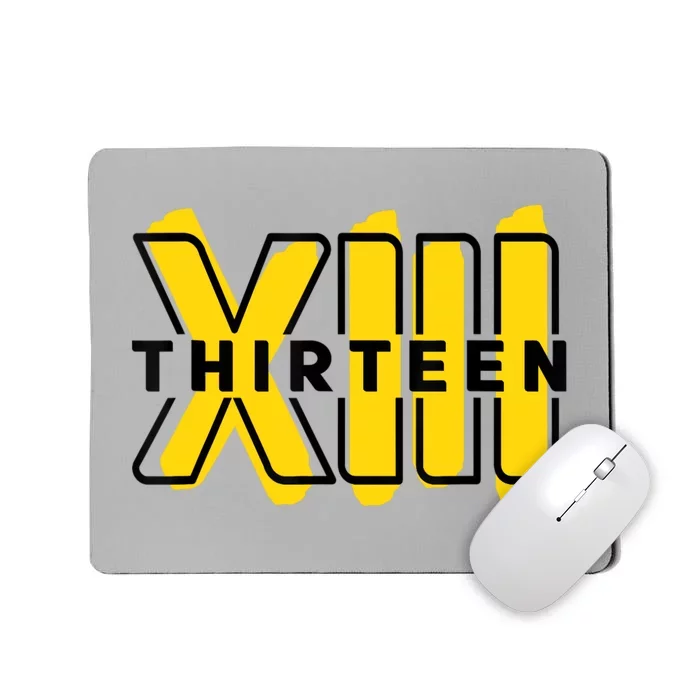 Teenager, 13th Birthday Officially XIII Mousepad