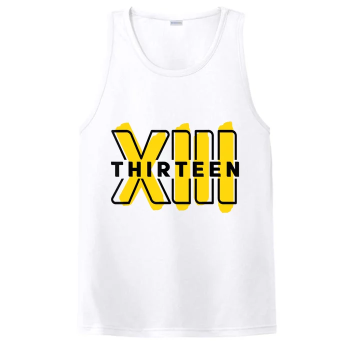 Teenager, 13th Birthday Officially XIII Performance Tank