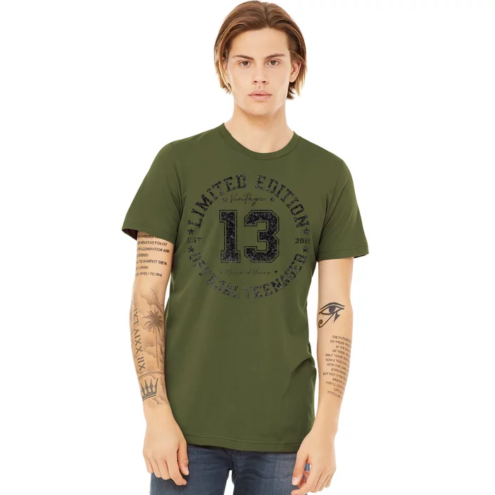 Teenager 13th Birthday 13 Year Old Gifts Premium T-Shirt