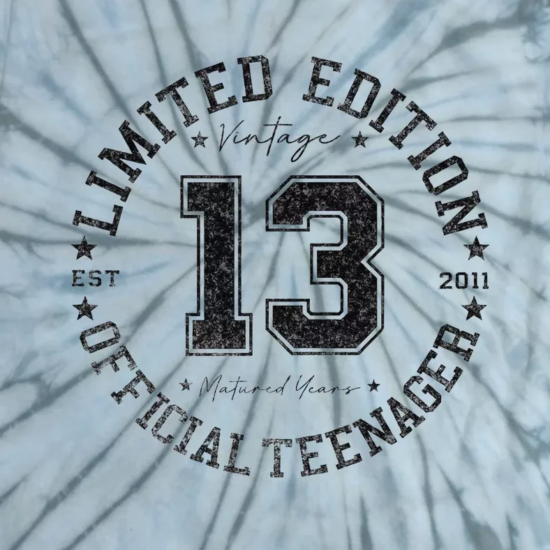 Teenager 13th Birthday 13 Year Old Gifts Tie-Dye T-Shirt