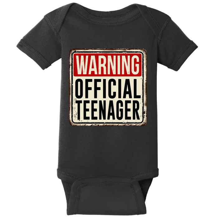 Teenager 13th Birthday Gift 13 Year Old Baby Bodysuit