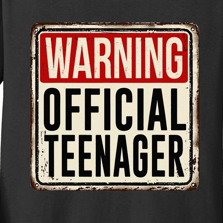 Teenager 13th Birthday Gift 13 Year Old Kids Long Sleeve Shirt