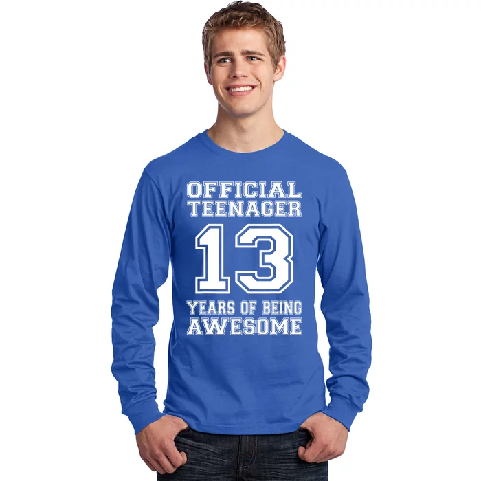 Teenager 13th Birthday Gifts 13 Year Old Boys Girls Long Sleeve Shirt