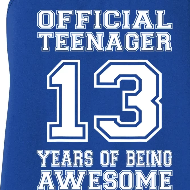 Teenager 13th Birthday Gifts 13 Year Old Boys Girls Women's Racerback Tank