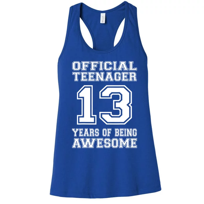 Teenager 13th Birthday Gifts 13 Year Old Boys Girls Women's Racerback Tank