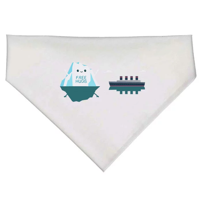 Titanic 1912 Cruise Ship Funny Titanic USA-Made Doggie Bandana