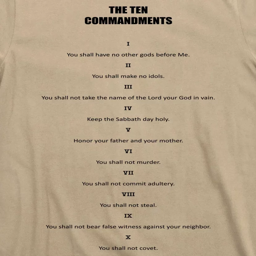 The 10 Commandments T-Shirt