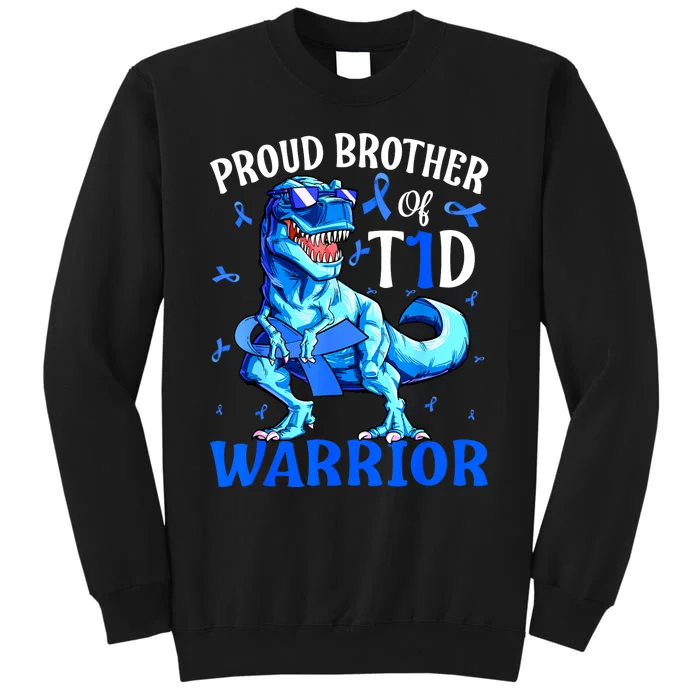 Type 1 Diabetes Proud Brother Of A T1d Warrior Sweatshirt