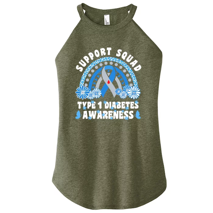 Type 1 Diabetes T1D Support Squad Women’s Perfect Tri Rocker Tank