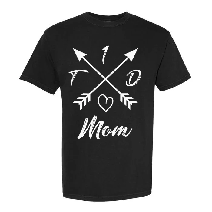 Type 1 Diabetic Mom T1D Diabetes Awareness Gifts For Wo Garment-Dyed Heavyweight T-Shirt