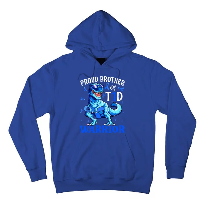 Type 1 Diabetes Proud Brother Of A T1D Warrior Tall Hoodie