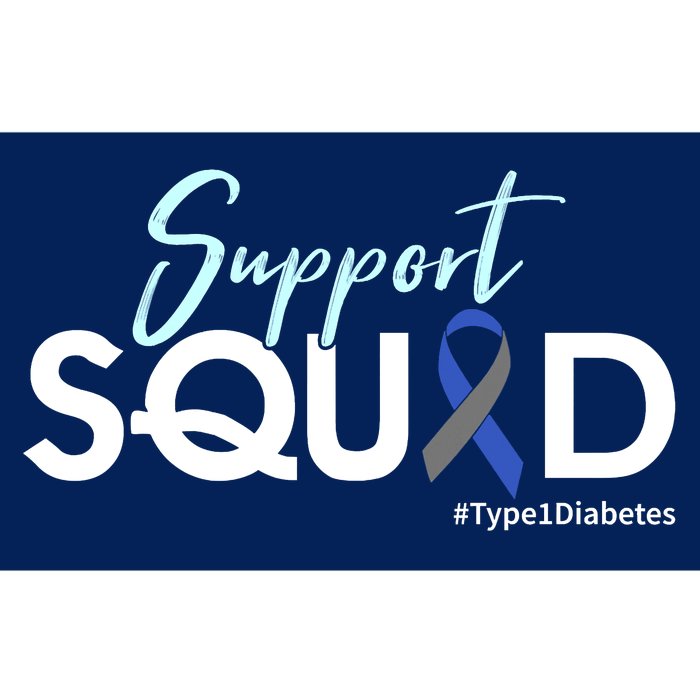 Type 1 Diabetes T1D Awareness Support Ribbon Bumper Sticker