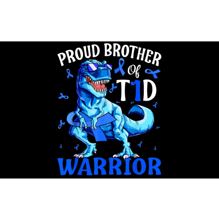 Type 1 Diabetes Proud Brother Of A T1d Warrior Bumper Sticker