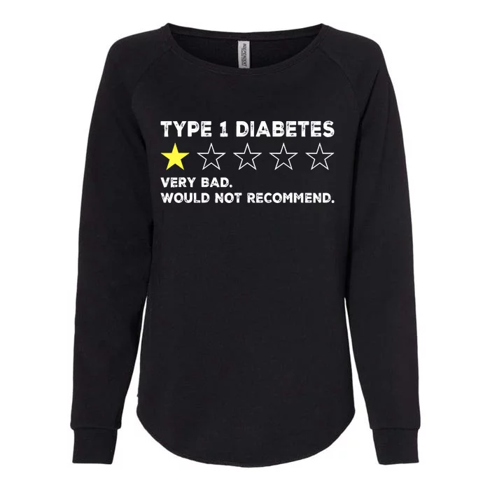 Type 1 Diabetes Funny Get Well Soon Gag Recovery Womens California Wash Sweatshirt