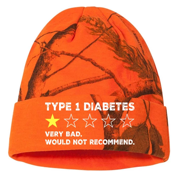 Type 1 Diabetes Funny Get Well Soon Gag Recovery Kati - 12in Camo Beanie