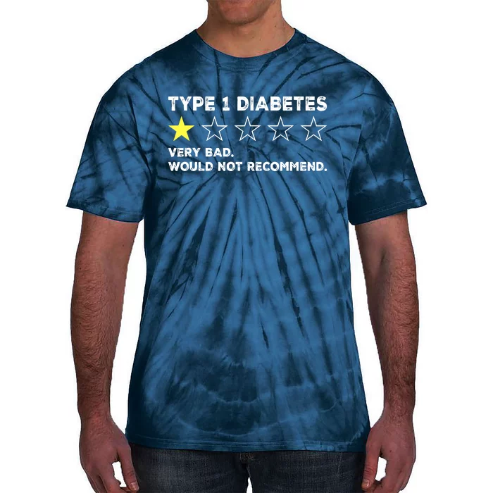 Type 1 Diabetes Funny Get Well Soon Gag Recovery Tie-Dye T-Shirt