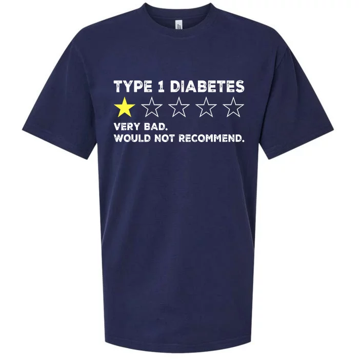 Type 1 Diabetes Funny Get Well Soon Gag Recovery Sueded Cloud Jersey T-Shirt