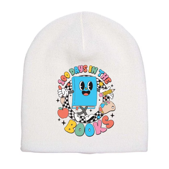 Teacher 100 Days Of School Short Acrylic Beanie