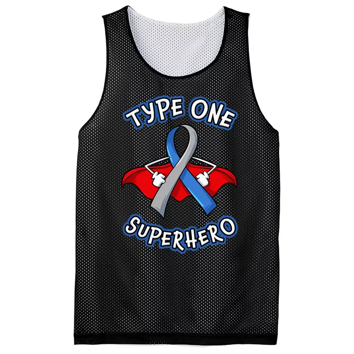 Type 1 Diabetes Superhero Awareness Gift Diabetic Mesh Reversible Basketball Jersey Tank