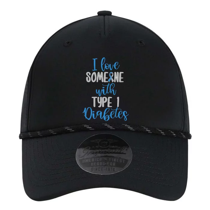 Type 1 Diabetes Love Juvenile Diabetes Blue Awareness Ribbon Performance The Dyno Cap