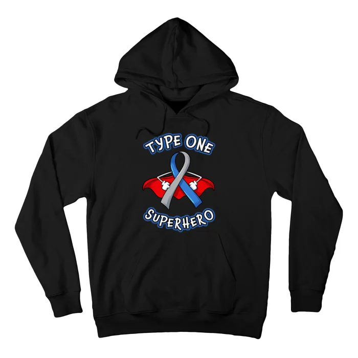 Type 1 Diabetes Superhero Awareness Gift Diabetic Girls Hoodie