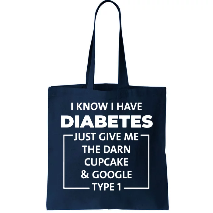 Type 1 Diabetes Tote Bag