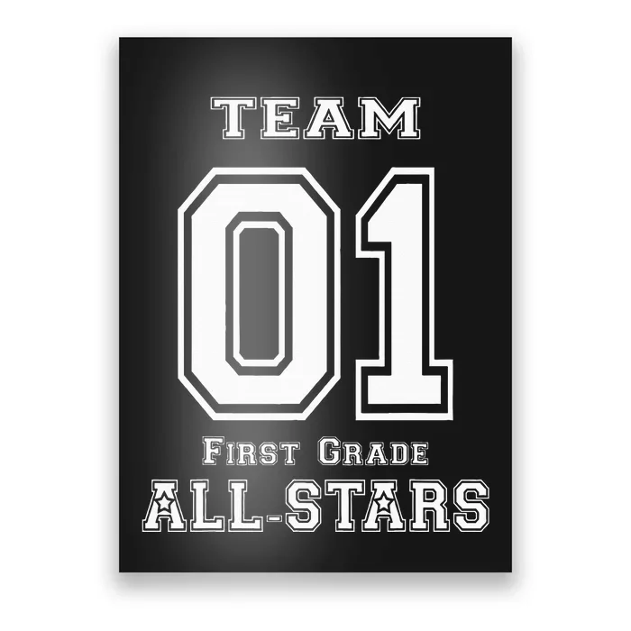 Team 1st Grade Allstars Sport Jersey Poster